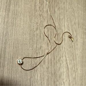 Gold-Tone, Silver 925 Women’s Pendant Necklace